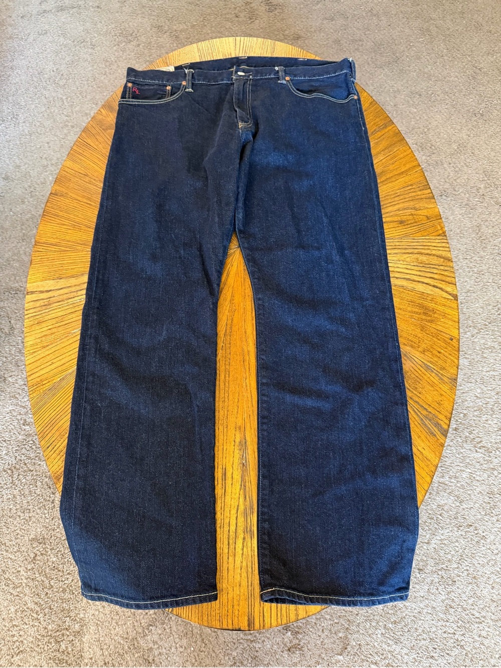 Polo by Ralph Lauren Authentic Dungarees Dark Blue Relaxed Jeans 38x32